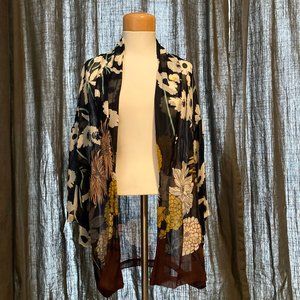 OTTOD' AME BEAUTIFUL PRINTED KIMONO SIZE 8 US MADE IN ITALY